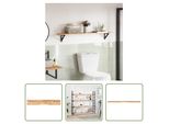 The Living Store Piano Tavolo Rettangolare 160X20X2 Cm In Legno Massiccio Di Acacia