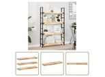 The Living Store Mensole Galleggianti 3 Pezzi 80X20X4 Cm In Legno Massiccio Di Acacia Non Trattato