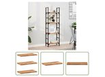The Living Store Mensole Sospese 3 Pezzi 60X20X2 Cm In Legno Massiccio Di Acacia Trattato A Olio