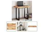 The Living Store Piano Rettangolare 100X60X4 Cm In Legno Massiccio Di Acacia