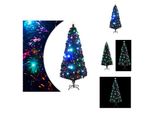 Albero Di Natale Vidaxl Con Illuminazione E Supporto 210 Cm In Fibra Di Vetro - Alberi Di Natale