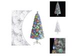 Vidaxl Albero Di Natale Artificiale Con Illuminazione Bianco 150Cm In Fibra Di Vetro - Alberi Di Natale