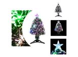 Albero Di Natale Vidaxl Con Illuminazione Verde E Bianca 64Cm In Fibra Di Vetro - Alberi Di Natale
