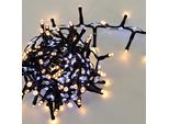 Catena Led A Grappolo Snowfall Outdoor 253 Bianco Caldo/Bianco Freddo, IP44, Timer 6/18 Ore