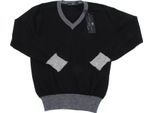 9955M Maglione Uomo Daniele Alessandrini Nero Sweater Men