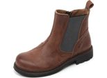 C1326 Beatles Bimbo Momino Mustang Scarpa Marrone Boot Shoe Kid