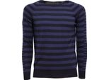 6103T Maglione Uomo Hosio Cotone Blu Girocollo Sweater Cotone Man