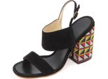 D5700 Sandalo Donna Alberto Gozzi Scarpe Nero Shoe Woman