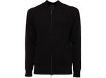 8332K Cardigan Uomo Paolo Pecora Maglione Wool Black Sweater Man