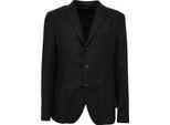 3434AB Giacca Uomo Messagerie Black/Brown Micro Fantasy Mix Wool Jacket Man