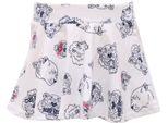 6574K Gonna Bimba Kenzo Kids White Cotone Skirt Girl