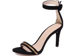 2097J Sandalo Donna Black/Bronze Unisa Wayana Suede Shoe Sandal Woman