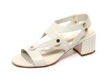 F9646 Sandalo Donna Off White Tod’S Scarpe Grain Effect Shoe Woman