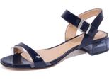 2050J Sandalo Donna Blue Unisa Donova Patent/Plexi Shoe Sandal Woman