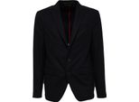 3389AB Giacca Uomo Messagerie Black/Blue Striped Wool/Poliestere Jacket Man