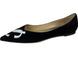 E93 Ballerina Donna Jimmy Choo Love Flat Camoscio Nero Scarpe Basse Donna