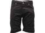 4581AF Bermuda Uomo OVER-D Black Cotone Shorts Man