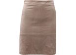 8365AF Gonna Donna D.Exterior Beige Eco-Suede Skirt Woman