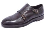 8233AB Scarpa Uomo Caracciolo 1971 Dark Brown Vintage Effect Shoes Men