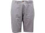 4413AF Bermuda Uomo Impure Blue/White Stripes Cotone Shorts Man