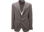 2169AG Giacca Uomo Panama Jacket Black/Beige Glen Check Cotone/Silk Jacket Man
