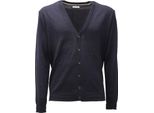 4956AF Cardigan Uomo OFFICINA36 Blue Wool Blend Sweater Man