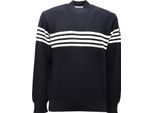0205AF Maglione Uomo Paul & Shark Blue Wool Blend Sweater Man