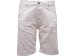 4050AG Bermuda Uomo OVER-D Off White Cotone Shorts Men