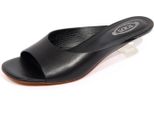 G5146 Sandalo Donna Tod's Black Leather Sandals Woman