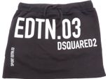7572AH Gonna Felpa Bimba DSQUARED2 Black Skirt Kids
