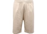 6277AH Bermuda Uomo Paolo Pecora Off White Jersey Cotone Shorts Man