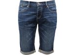 4422AF Bermuda Jeans Uomo Markup Vintage Blue Denim Delave' Short Man
