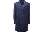 8558AH Cappotto Uomo L'8 Lbm 1911 Blue Wool Blend Coat Jacket Man