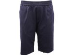 6284AH Bermuda Uomo Paolo Pecora Blue Jersey Cotone Shorts Man