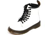 H1624 Anfibio Bimba Ragazza Dr. Martens Bambino 1460 Patent Lamper Bianco