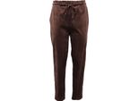 1572AI Pantalone Donna D.Exterior Woman Eco Suede Trouser Brown