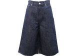 0982AL Bermuda Donna Roy Rogers Re Issue Woman Cotone/Linen Shorts Blue Denim