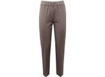 1547AI Pantalone Donna D. Exterior Woman Wool Blend Trouser Poliestere Brown