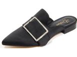 H3350 Sabot Donna Mychalom Woman Satin Shoes Black