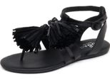 F2612 Infradito Donna Black Hogan Valencia Scarpe Sandalo Shoe Woman