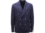 2643AQ Giacca Doppiopetto Uomo L.B.M. 1911 Man Wool Blend Jacket Blue