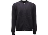 7026AQ Cardigan/Lupetto Uomo Original Vintage Style Man Wool Blend Sweater Blue