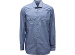 9736AQ Camicia Uomo Mazzarelli Man Shirt Blue