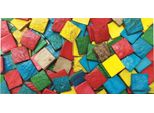 Eduplay 370155 Quadrati Di Gusci Di Cocco Colorati 150G (150 G)