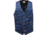 0072AT Gilet Uomo Luis Trenker Man Waistcoat Blue