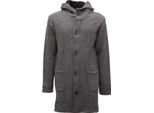 5128AR Cappotto Uomo Imperial Man Wool Blend Coat Black/Grey