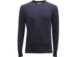 7481Av Maglione Uomo Become Man Wool Blend Sweater Blue