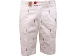 3585AV Bermuda Uomo Baronio White Cotone Short Man