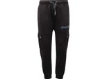 0651AT Pantalone Tuta Uomo Gaelle Man Cargo Pants Black