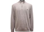 1896Az Maglione Uomo Brooksfield Man Half Zip Man Wool Sweater